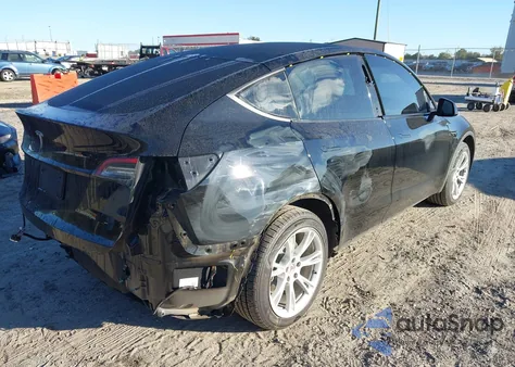 2021 Tesla Model Y Standard Range Rear-Wheel Drive из США, поврежденный, VIN 5YJYGDED7MF106065